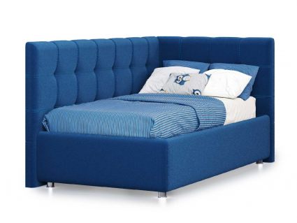 Кровать Nuvola Sabina угловая Velutto 26 140х200