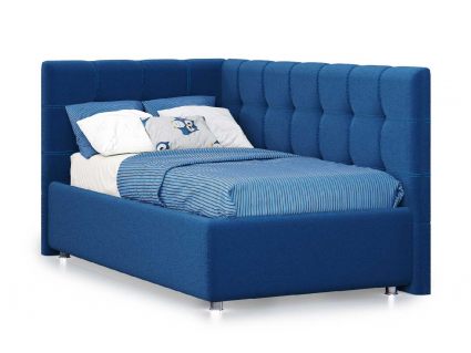 Кровать Nuvola Sabina угловая Velutto 26 140х200