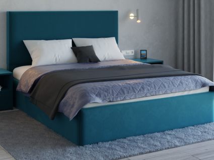 Кровать Lonax Фелиса велюр Dolly-17 (с подъемным механизмом) 140х200