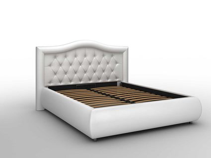 Кровать Sleeptek Premier 6 Экокожа White (с подъемным механизмом) 256