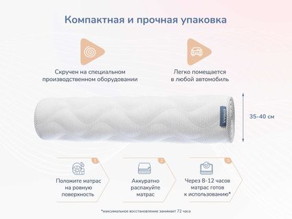Матрас Димакс Relmas Foam Roll 160х200
