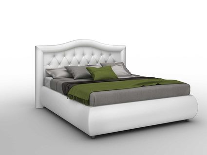 Кровать Sleeptek Premier 6 Экокожа White 251