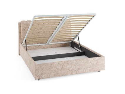 Кровать Сонум Olivia Экокожа Белая (с подъемным механизмом) 160х200