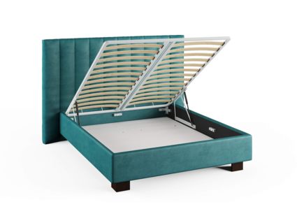 Кровать Сонум Barbara Рогожка Мокко (с подъемным механизмом) 180х190