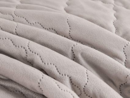 Покрывало Софи де Марко Деметра (светло серое) 160х220