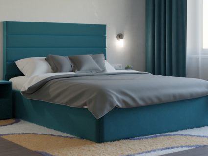 Кровать Lonax Кармела велюр Dolly-8 (с подъемным механизмом)