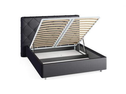 Кровать Сонум Manhattan Рогожка Мокко (с подъемным механизмом) 180х190