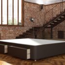 Кровать Mr.Mattress Site Box экокожа Brown 90х200