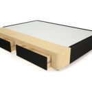 Кровать Mr.Mattress Site Box экокожа Black 90х190